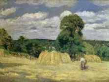Haga click para ver la imagen ampliada the harvest at montfoucault by pissarro.jpg